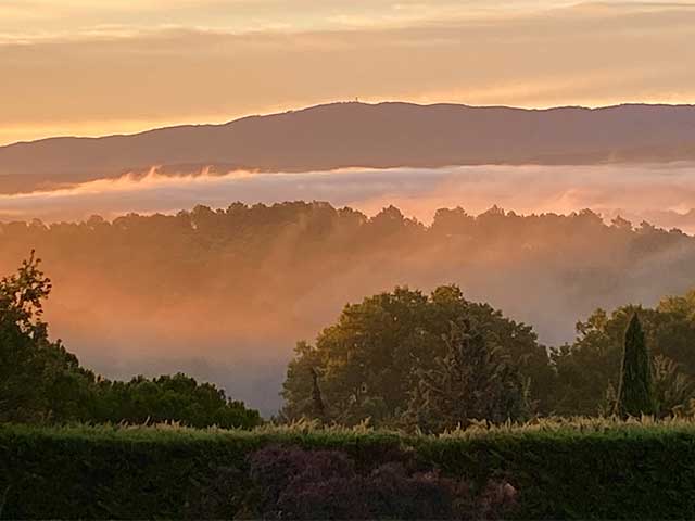Vue sur le Luberon @ La Bastide de Roussillon